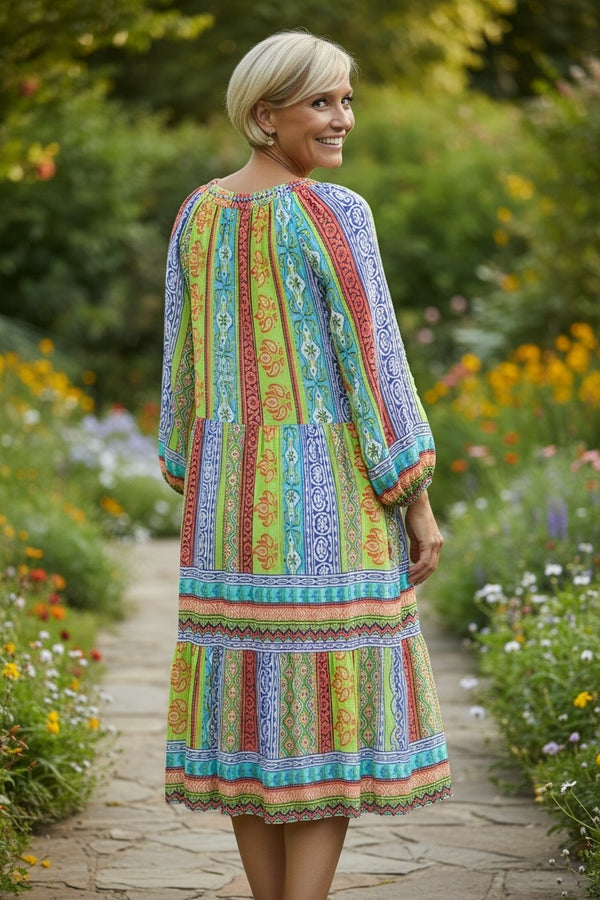 Anne Dress soft and colorful