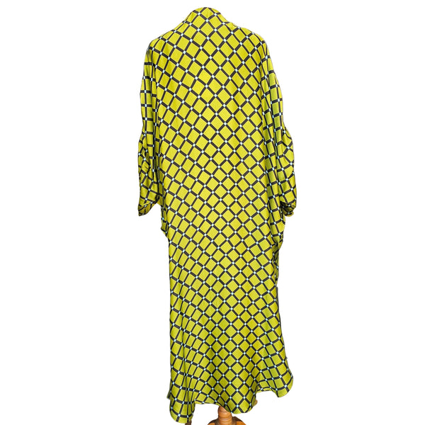 Long Slit Olive Kimono
