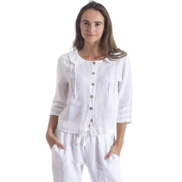 Frederick Italien linen Button Up Jacket