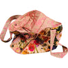 Powder Luxe Velvet Quilted Tote Bags - Cream Posy