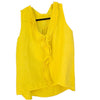 Linen Ruffle T-Shirt Top