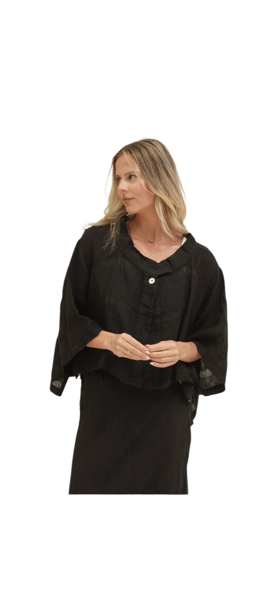 Chloe jacket Mesh Linen