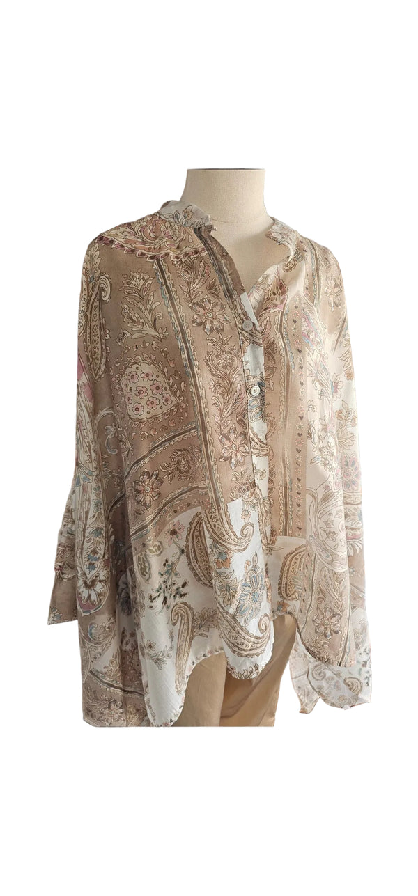 Printed Paysley top