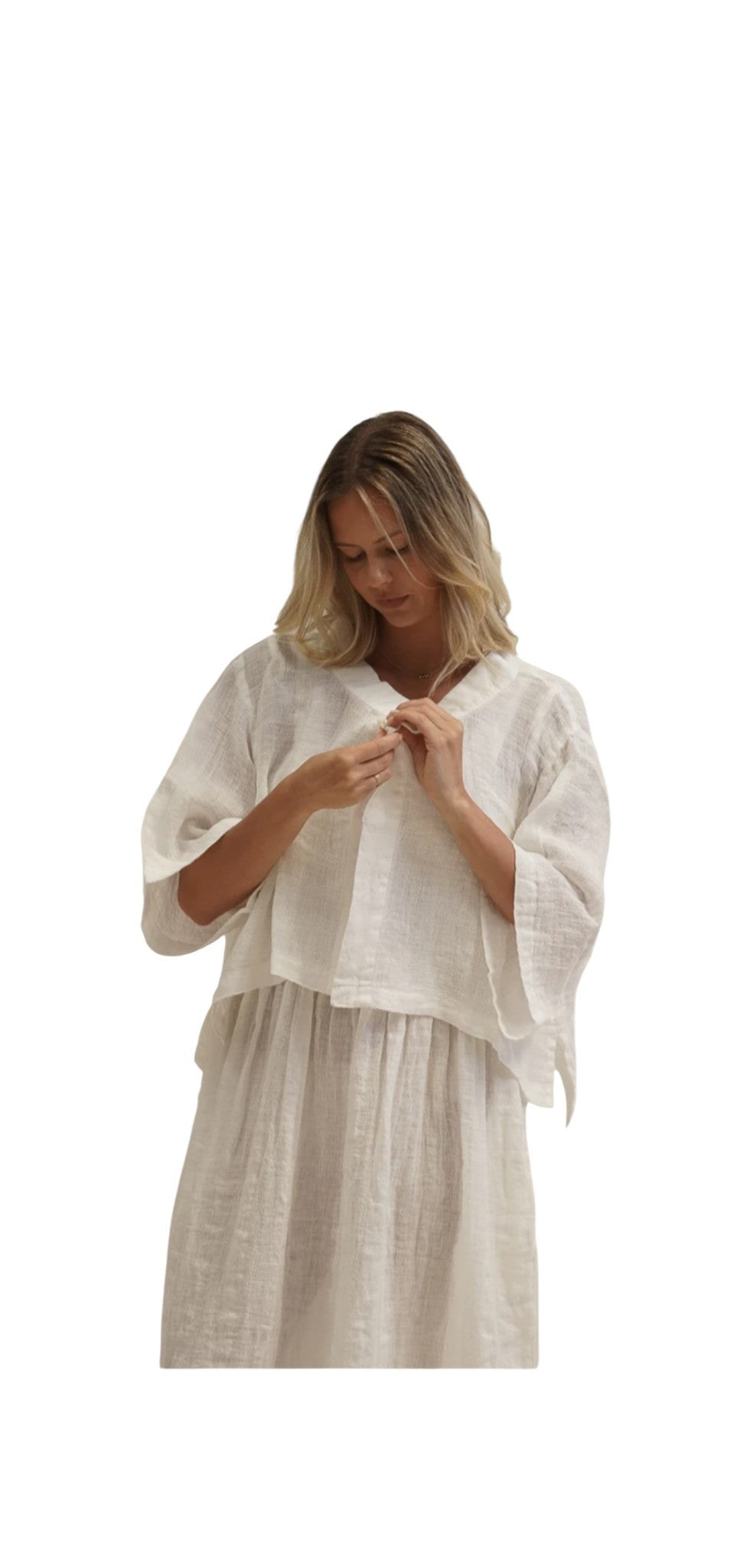 Chloe jacket Mesh Linen