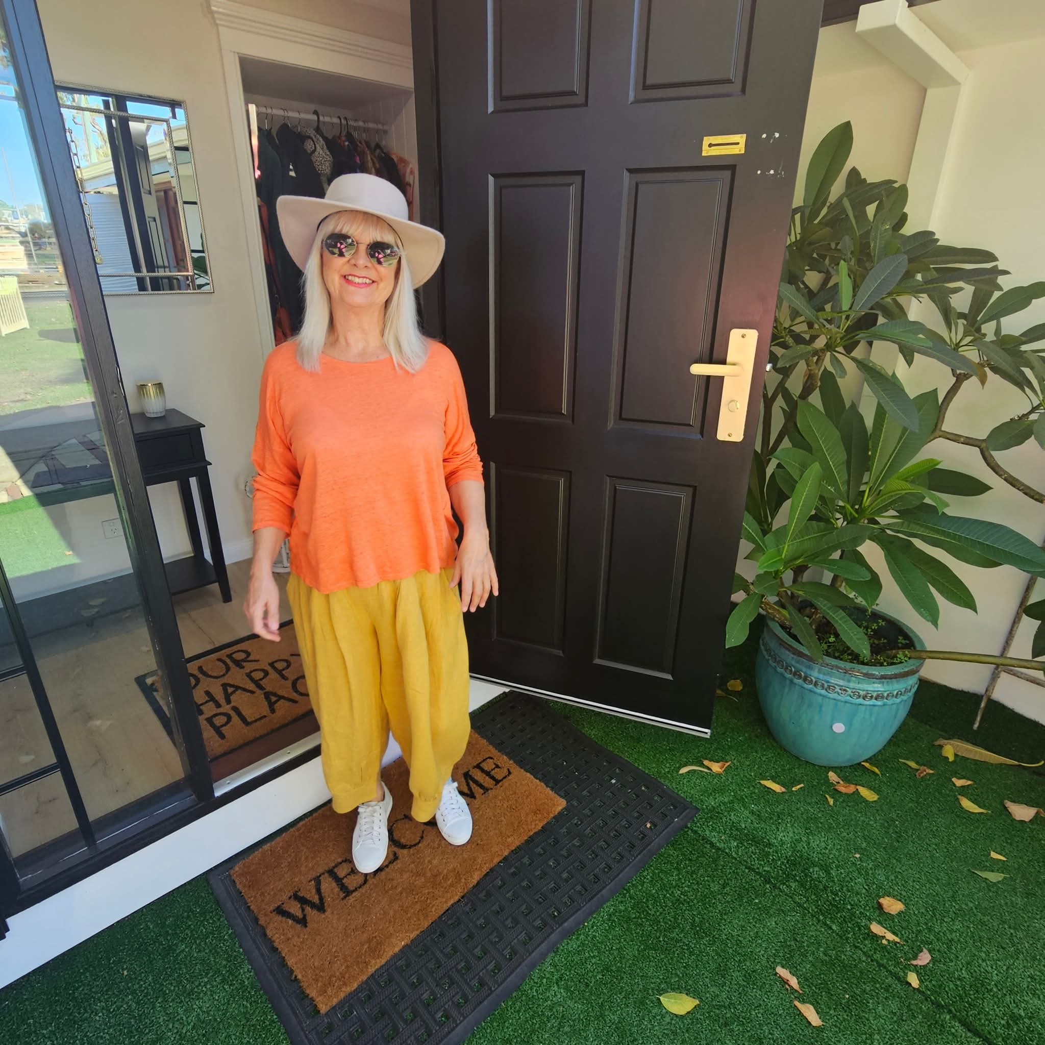 Desi linen pants
