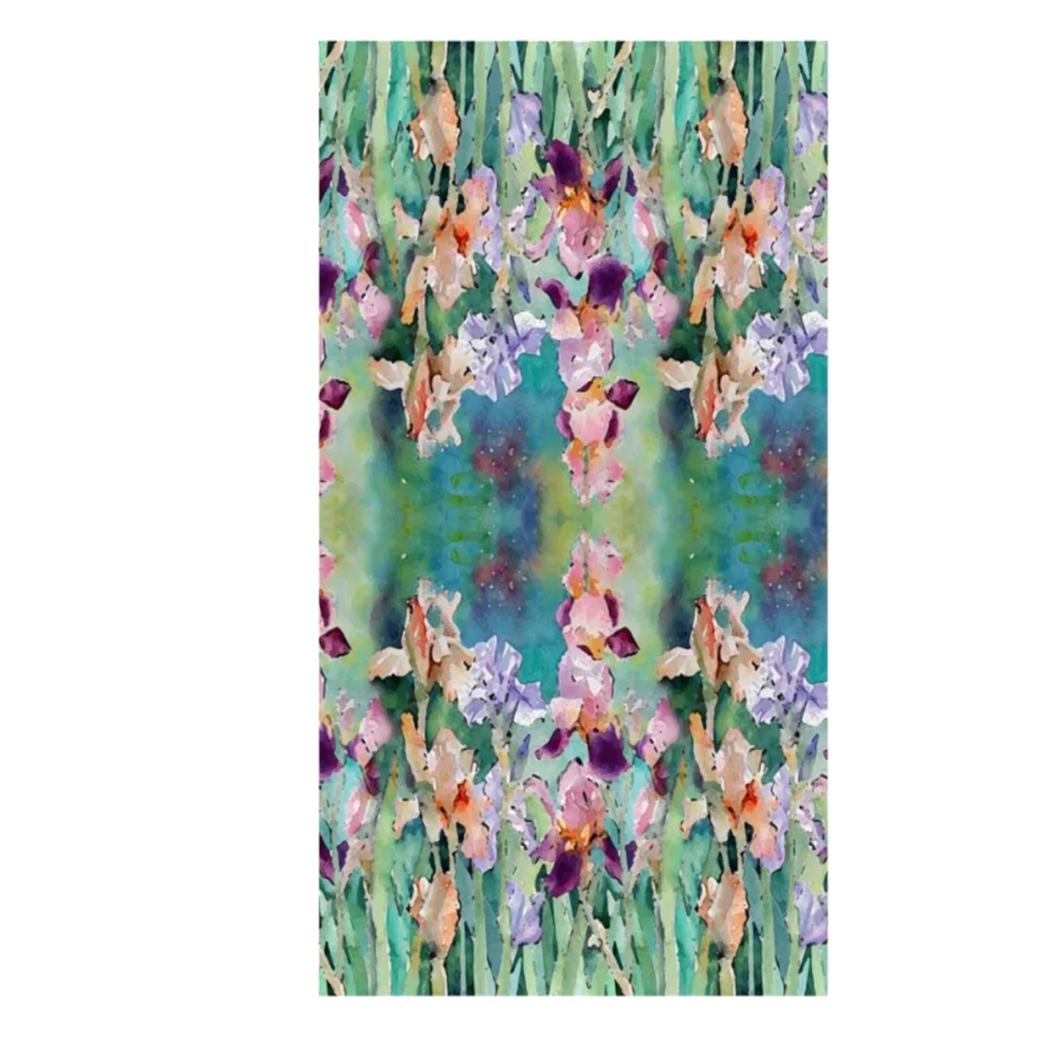Kaftan floral silk