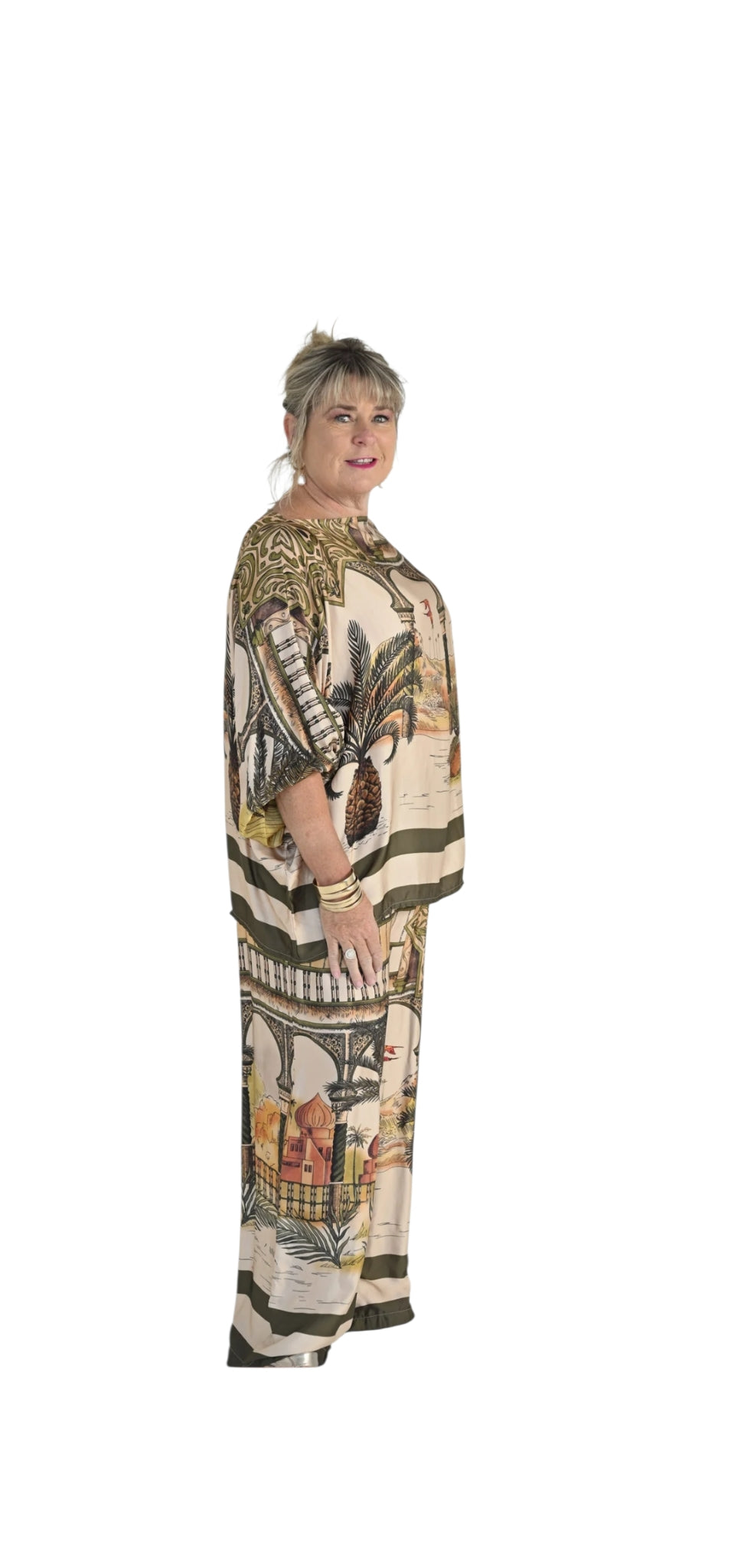 Palmosa Lacassa top/Brown