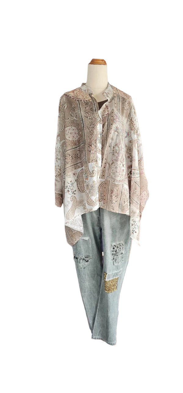 Printed Paysley top