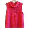 Sleeveless linen  Boatneck Blouse,Linen & More