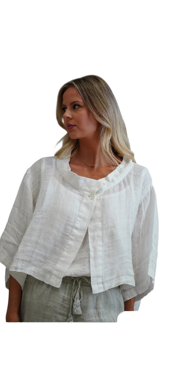 Chloe jacket Mesh Linen