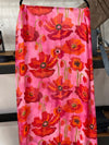 W21-42 Floral Poppies Modal Silk