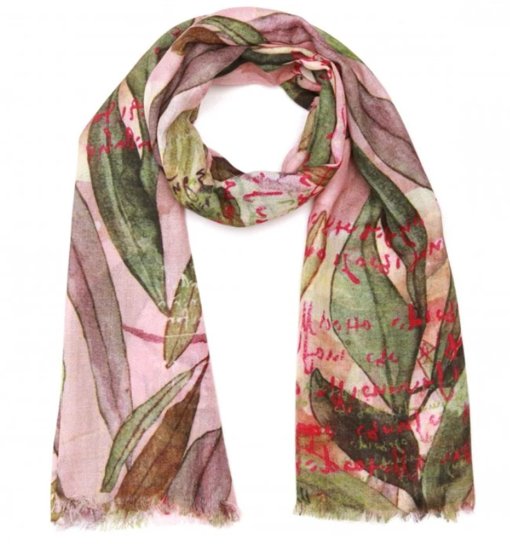 W22-07 MS Floral Modal Silk Designer Scarf