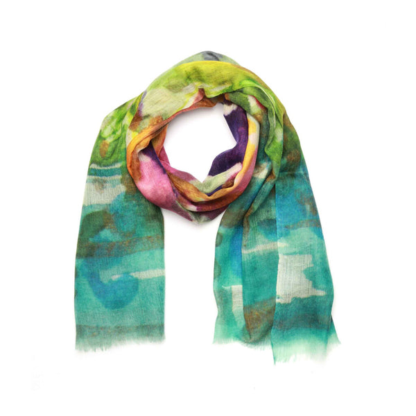 Scarf Abstract  Cashmere