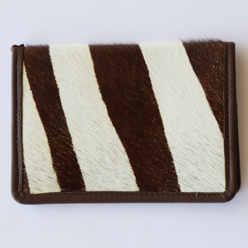 Zebra Passport Cover / Card Wallet